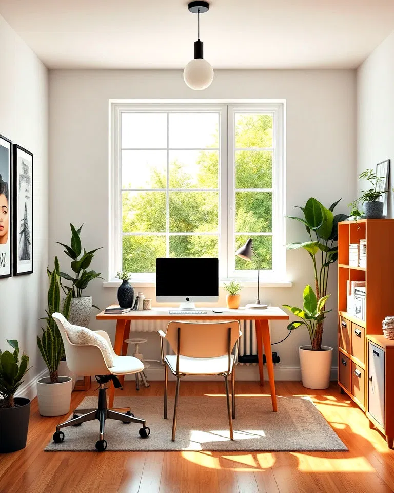 daylight bulbs in home office