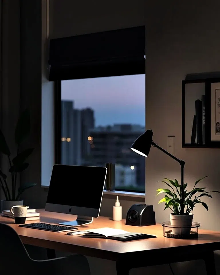 dimmable table lamp for office