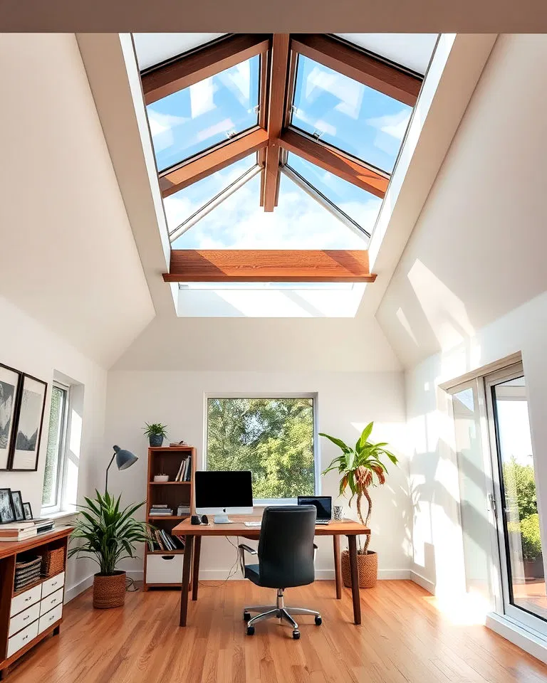 beautiful skylights for office