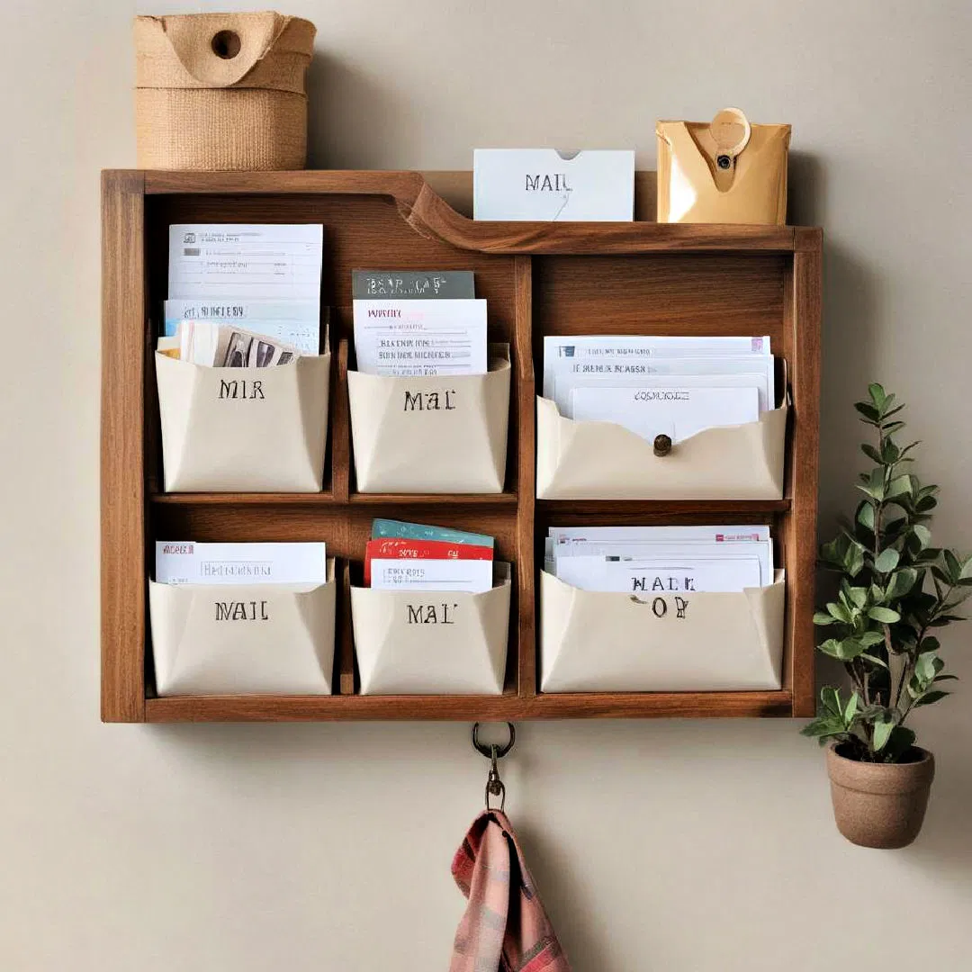 wall mounted mail sorter