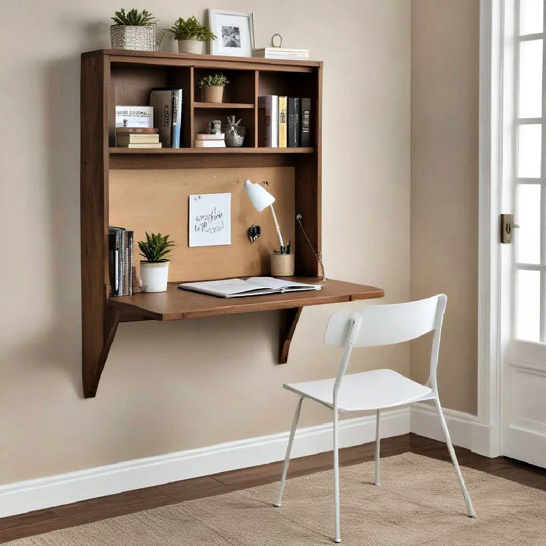 wall mounted fold down desk