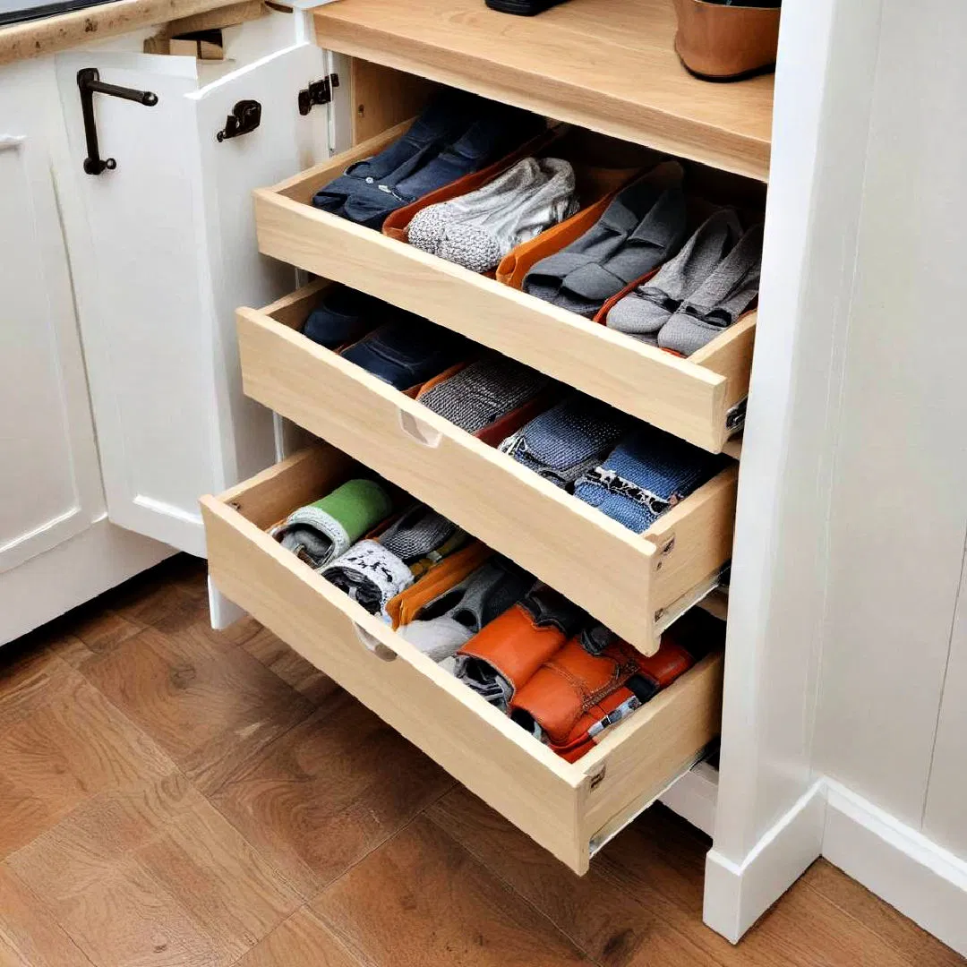 pull out storage bin