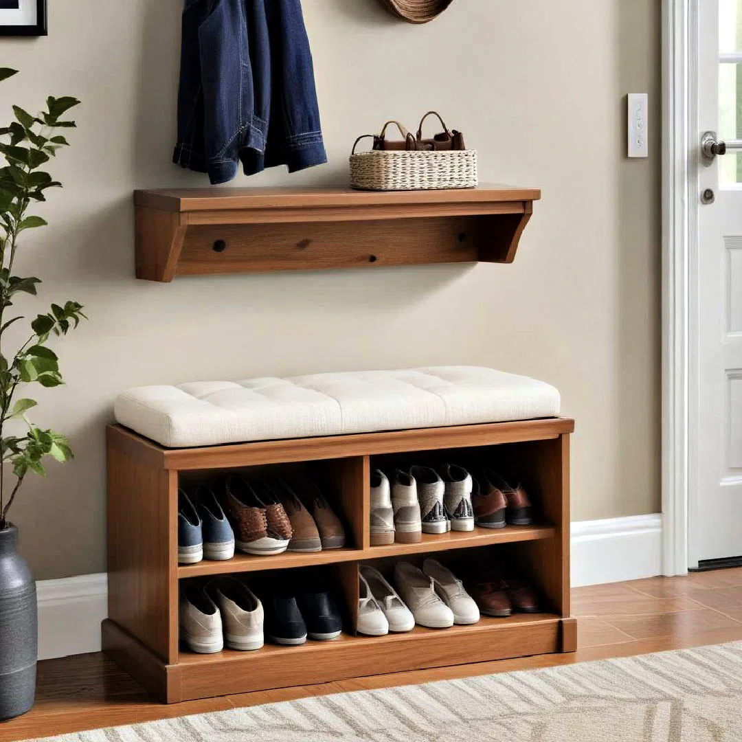 compact shoe bench