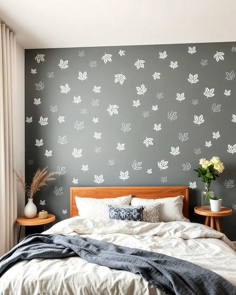 stamped patterns wall painting