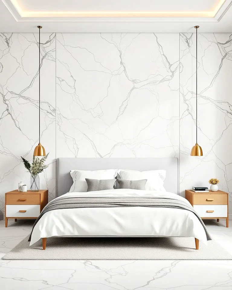 luxury marble effect wallpaper