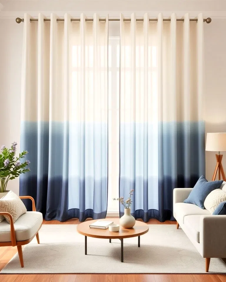 ombre curtains