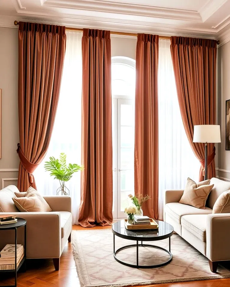 velvet tie back curtains