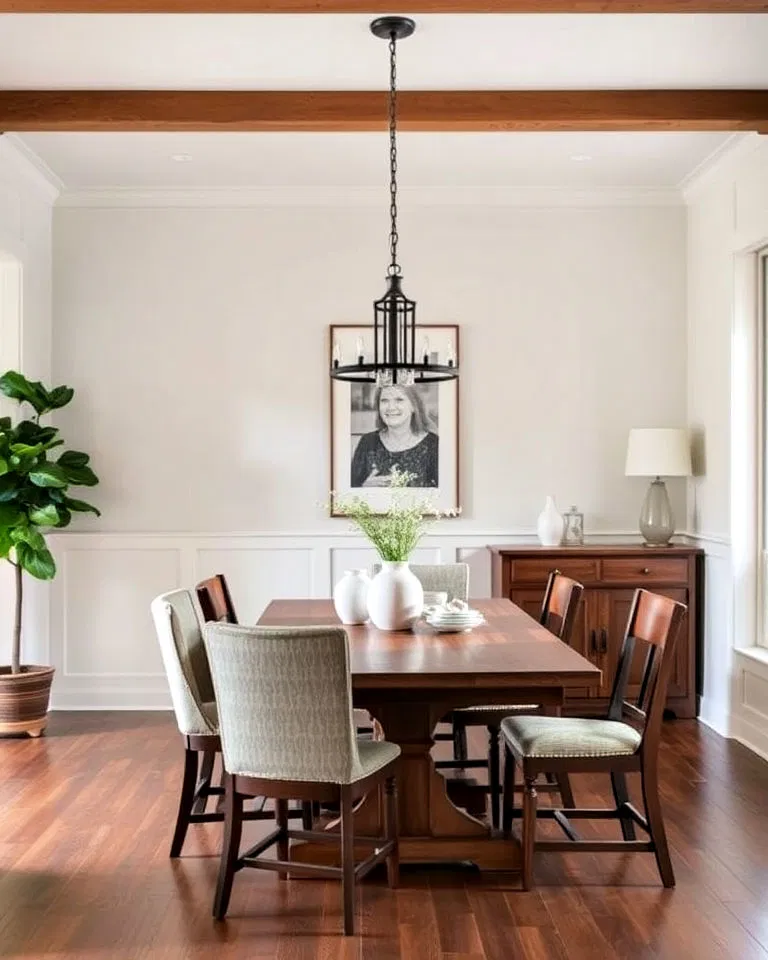 minimalist craftsman style dining room design