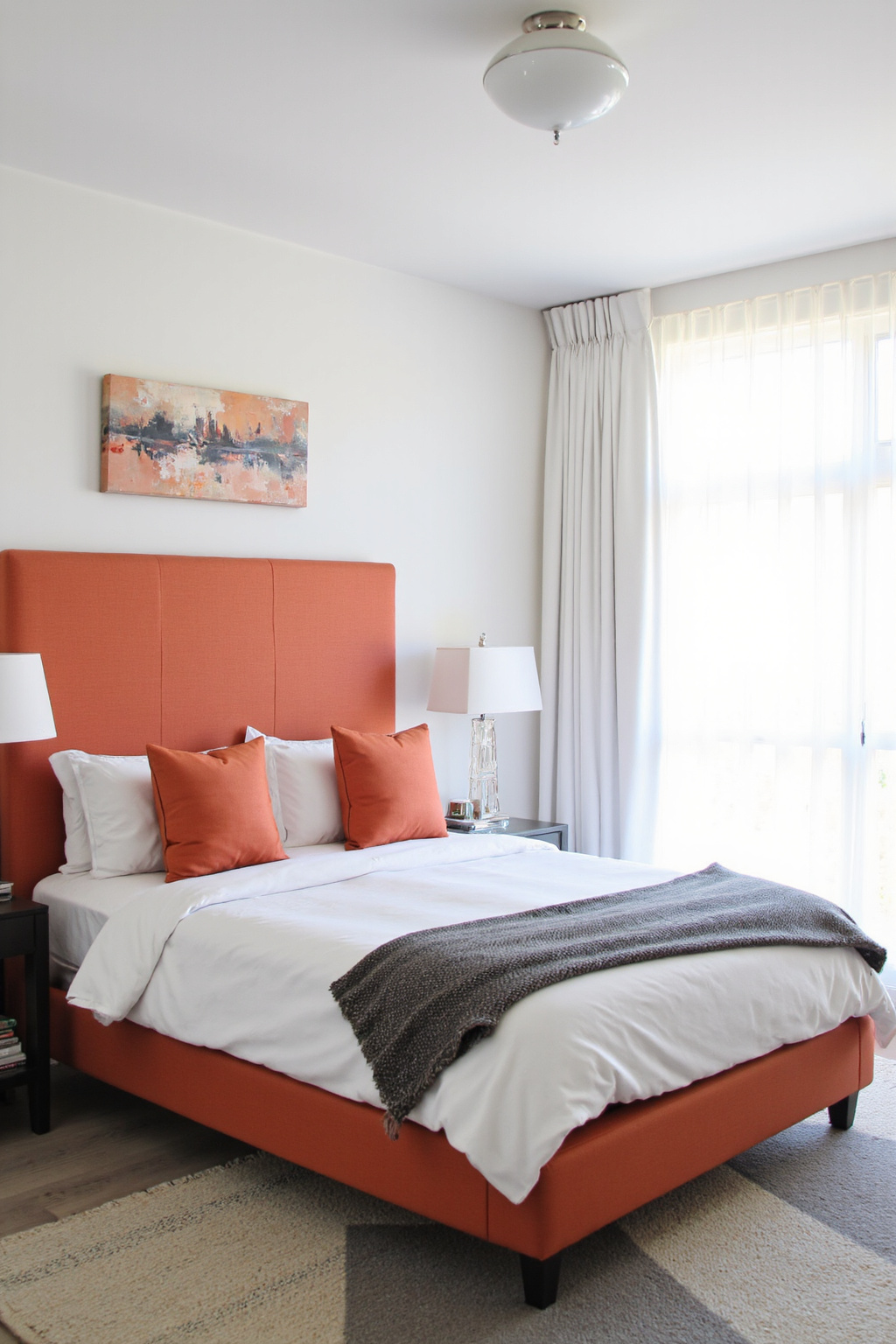 coral bedroom decor, coral bedroom aesthetic, coral bedroom decor ideas, bright bedroom design, coral room ideas bedrooms