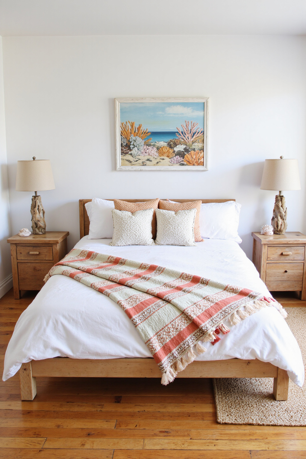 salmon bedroom, coral bedroom ideas, aqua coral bedroom, coral decor, themed bedroom ideas