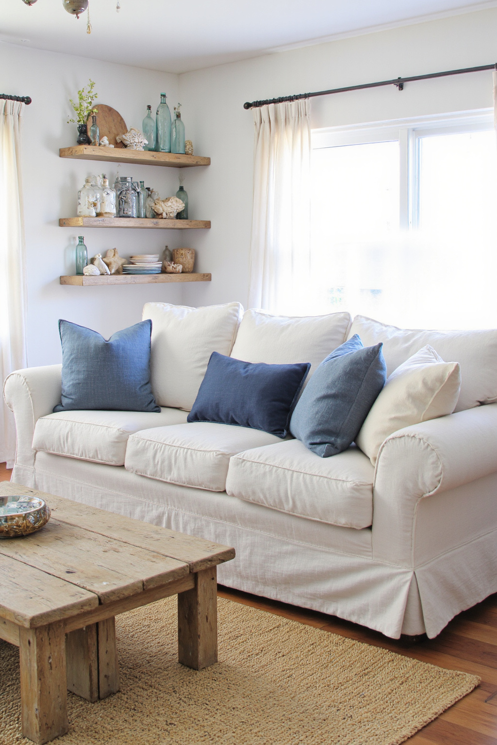 beach house interior design, coastal cottage living room, beach themed home decor, small beach cottages, california coastal interior design