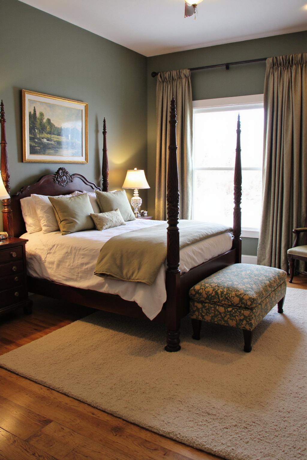 green walls, green bedroom ideas, dark green rooms, light green bedrooms, green accent walls