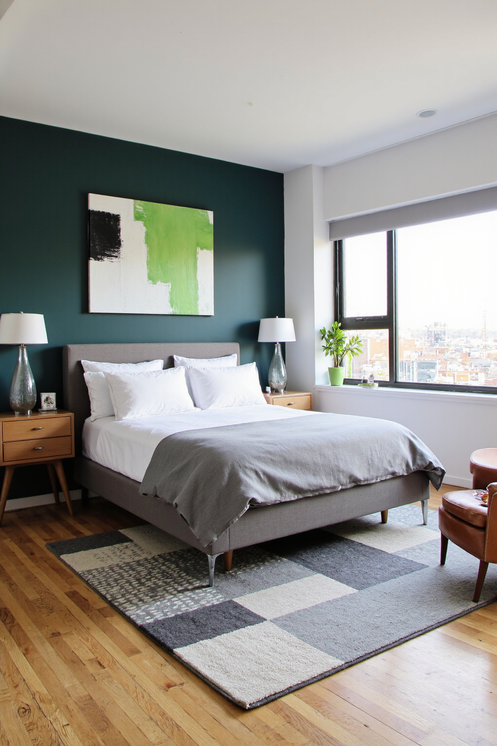 green walls, green bedroom ideas, bedroom green inspiration, interior design green bedroom, green ceiling bedroom