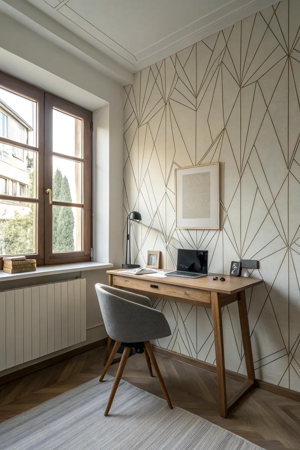 Sleek linear designs offer subtle sophistication and tranquility.